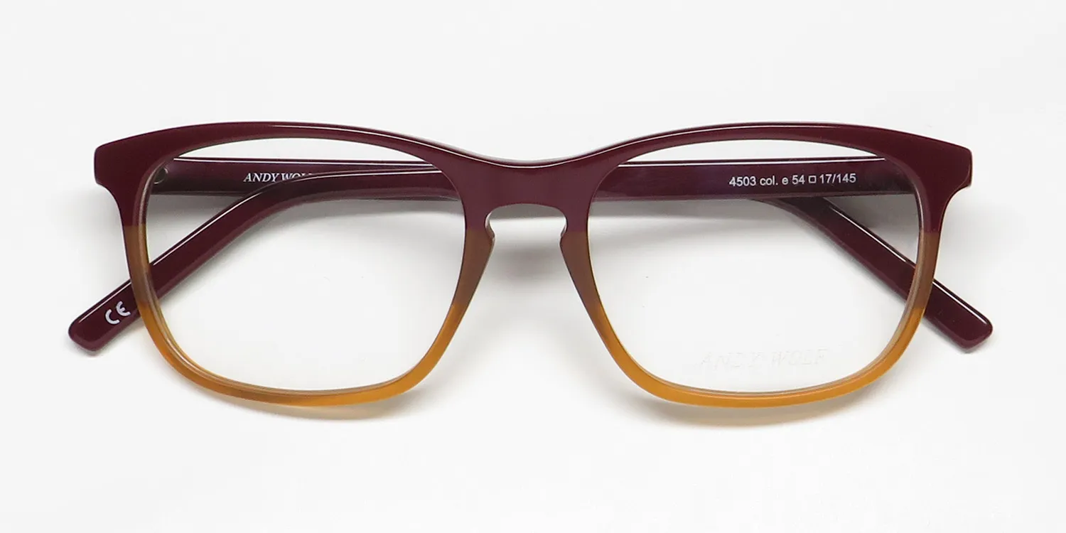 Andy Wolf 4503 e Eyeglasses Burgundy 54mm 2