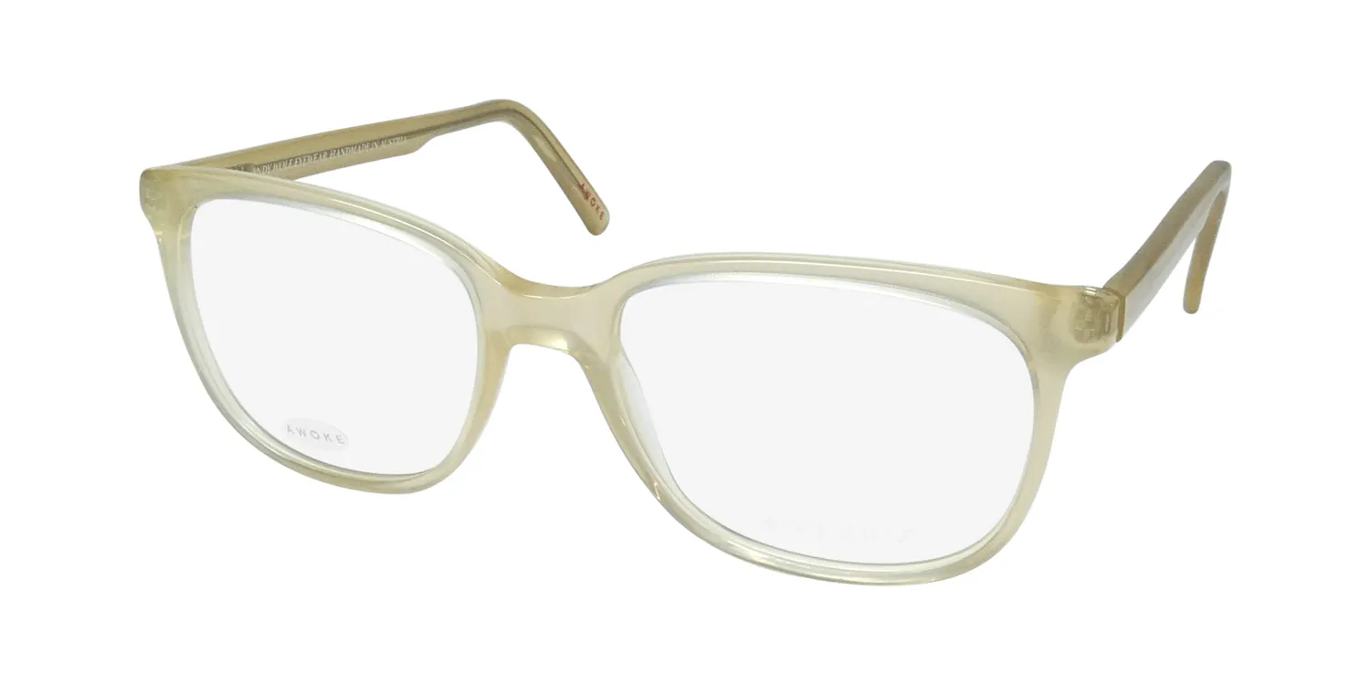 Andy Wolf 4507 f Eyeglasses Crystal Yellow 53mm Unisex