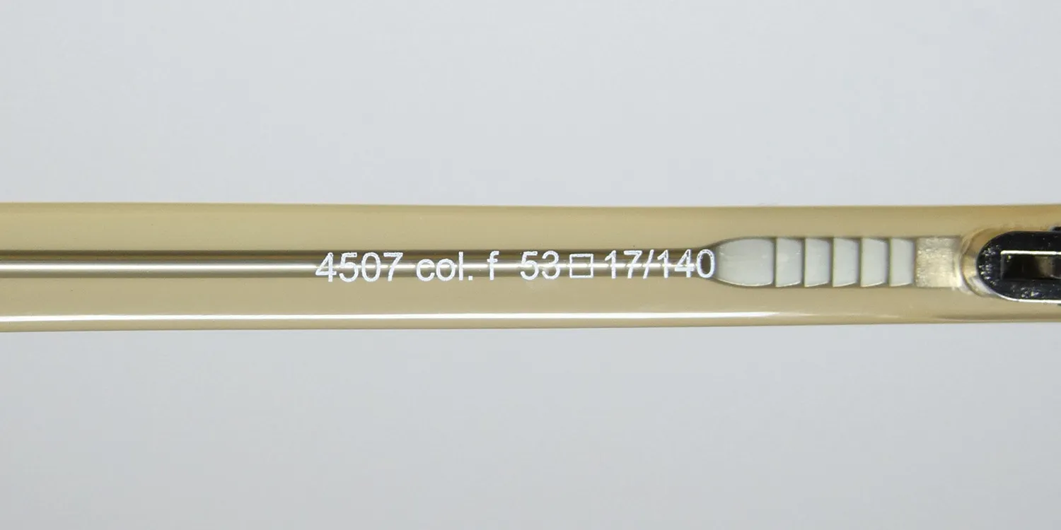 Andy Wolf 4507 f Eyeglasses Crystal Yellow 53mm Unisex 8