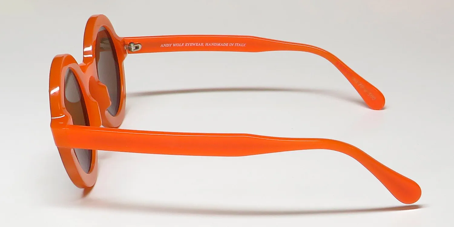 Andy Wolf Wonder e Sunglasses Orange 46mm 4