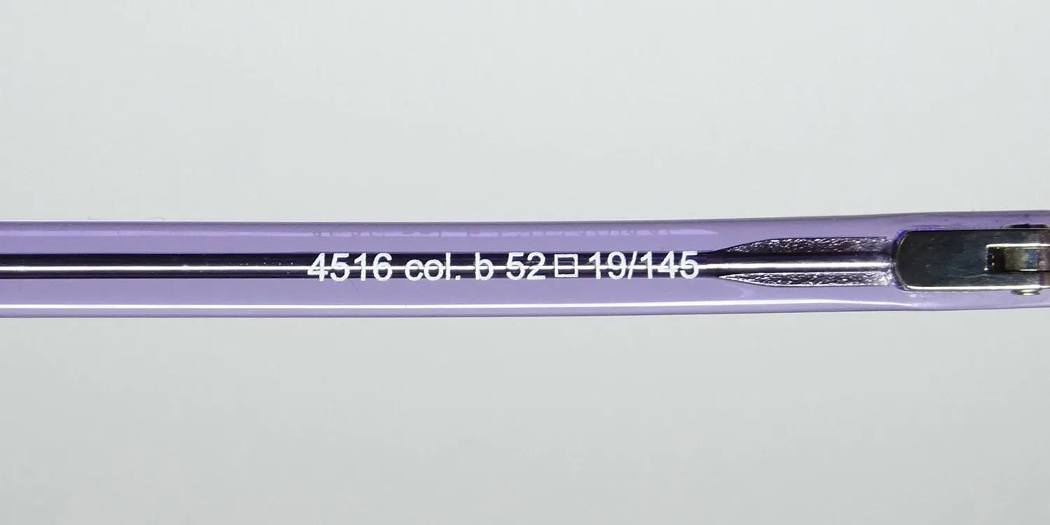 Andy Wolf 4516 b Eyeglasses Purple Crystal 52mm 8
