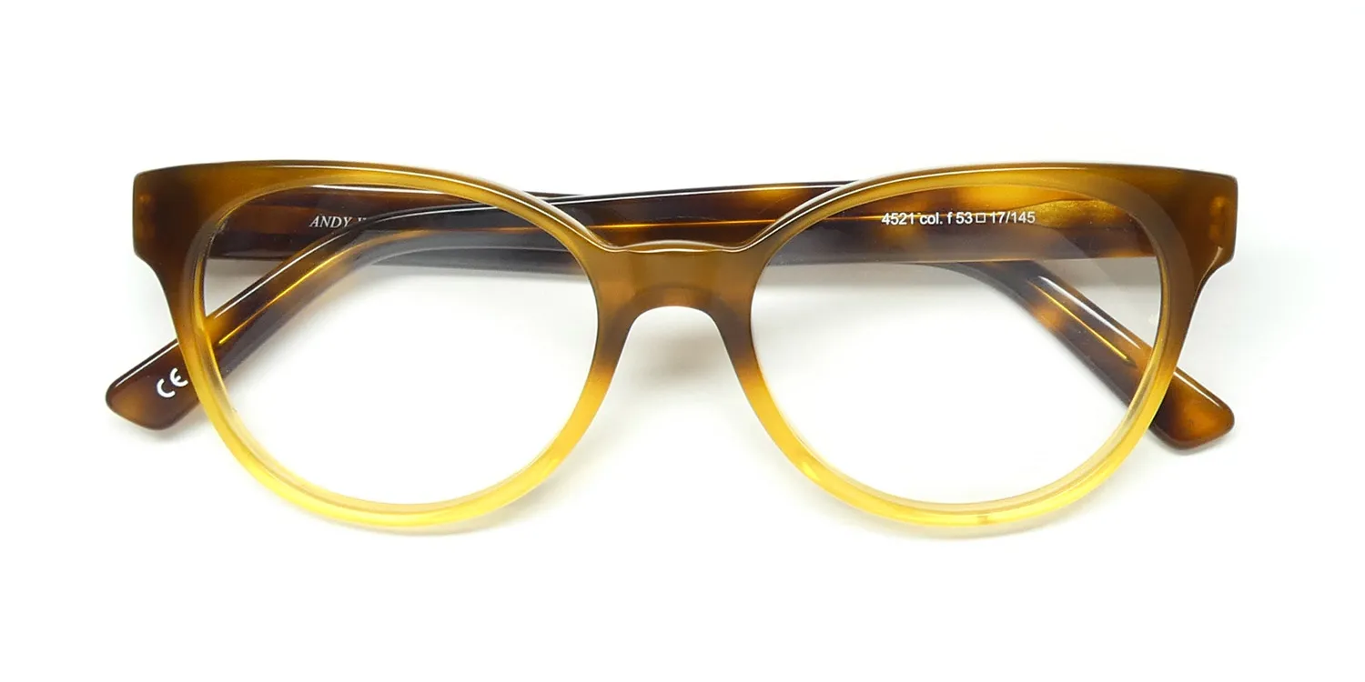 Andy Wolf 4521 f Eyeglasses Brown Gradient 53mm 2