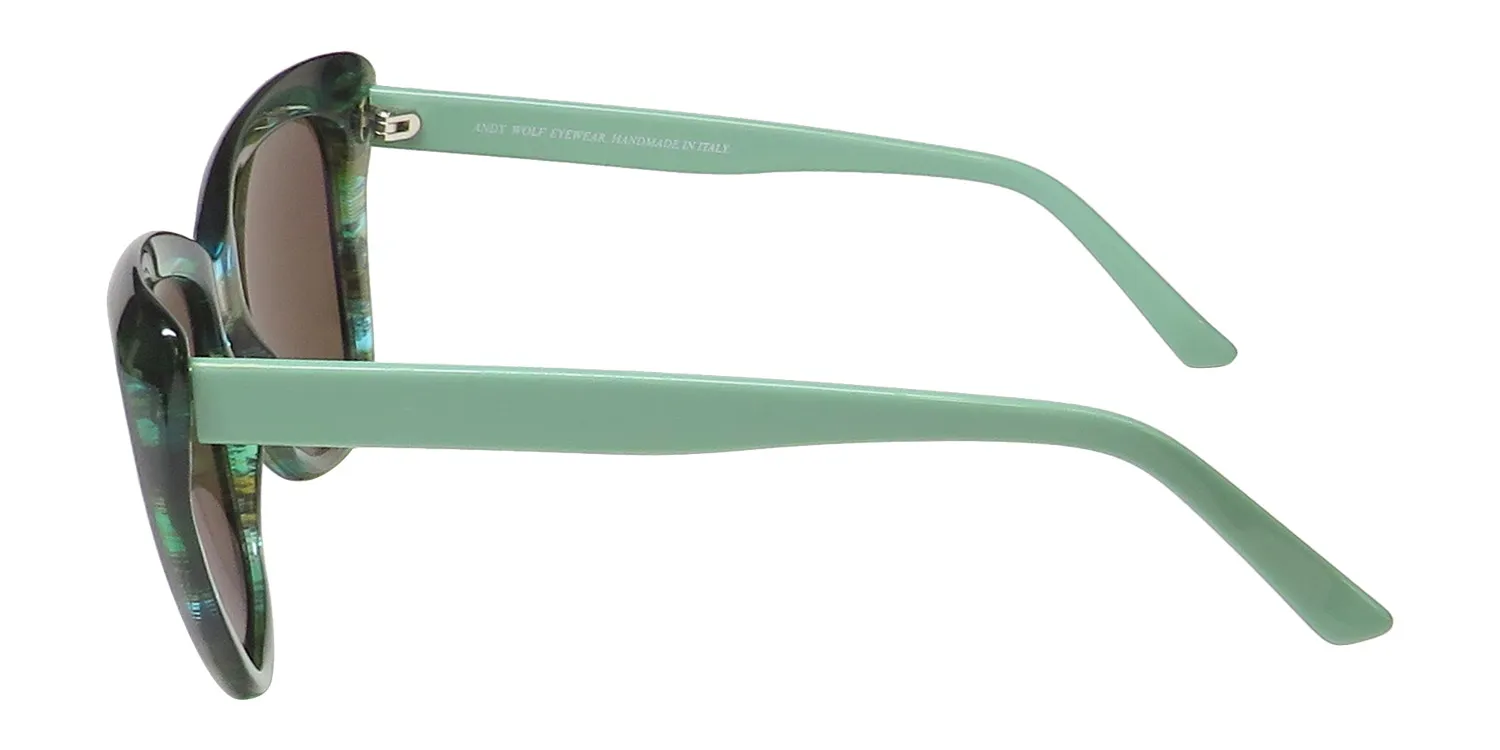 Andy Wolf Desire d Sunglasses Green 57mm 4