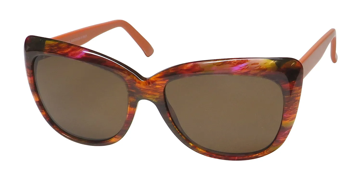 Andy Wolf Desire e Sunglasses Brown Multicolor 57mm