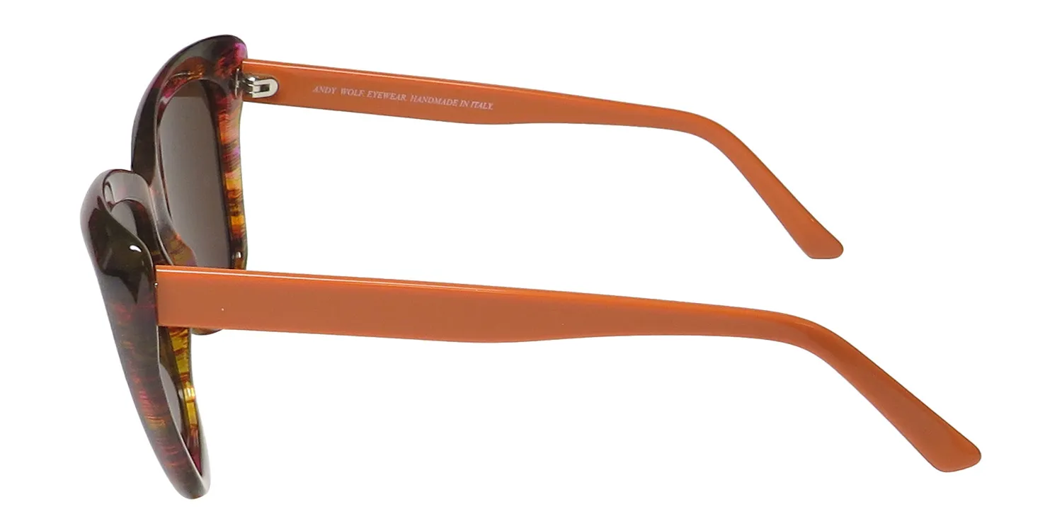 Andy Wolf Desire e Sunglasses Brown Multicolor 57mm 4