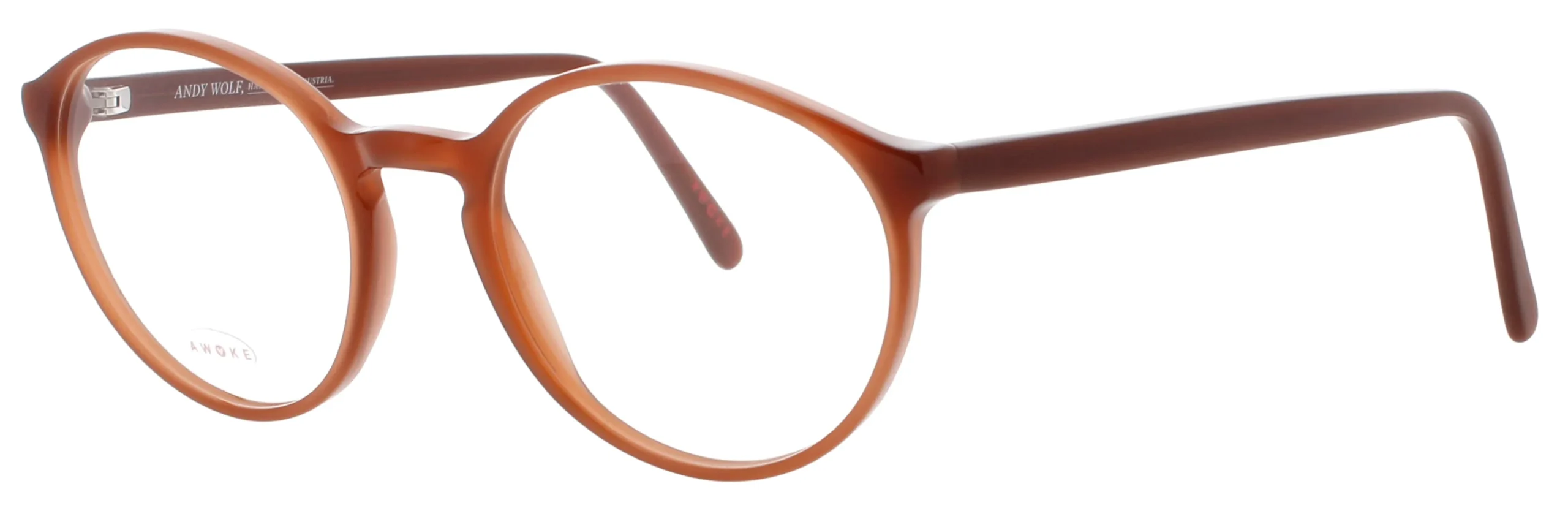 Andy Wolf 4530 C Eyeglasses Orange 53mm Unisex