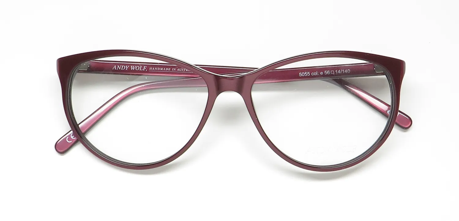 Andy Wolf 5055 e Eyeglasses Violet 56mm 2