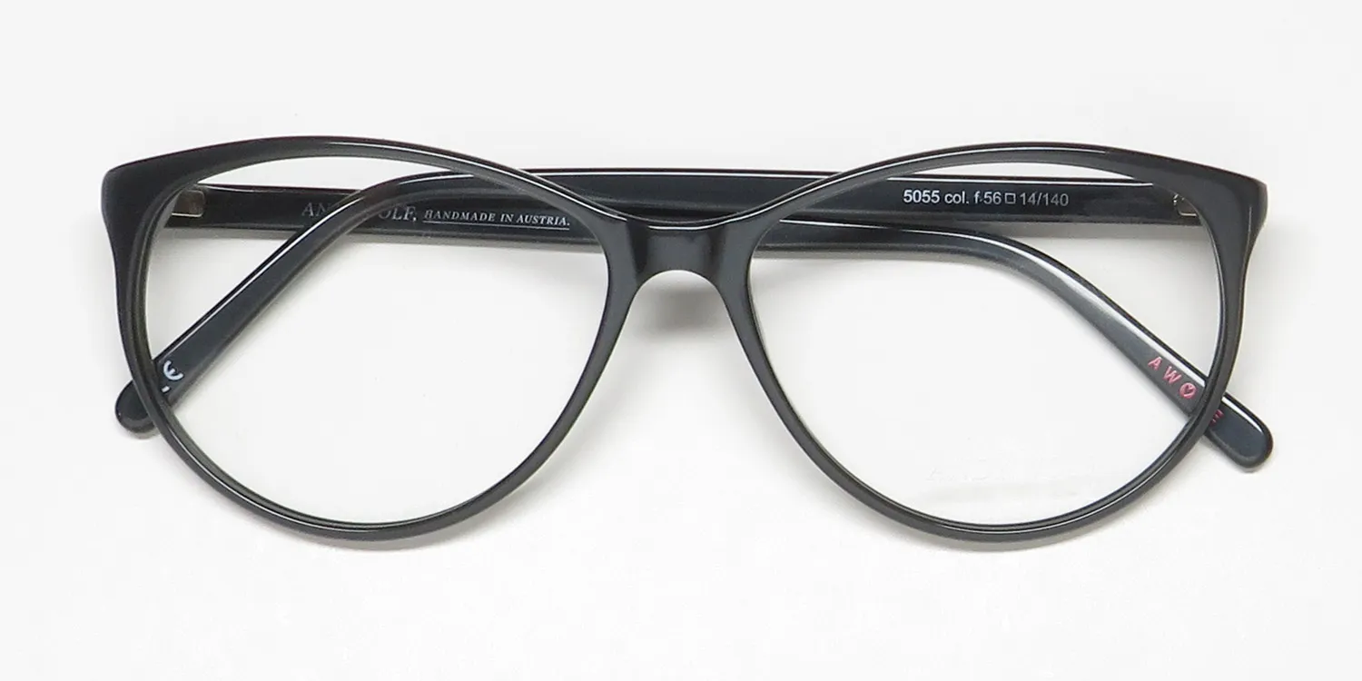 Andy Wolf 5055 f Eyeglasses Grey 56mm 2