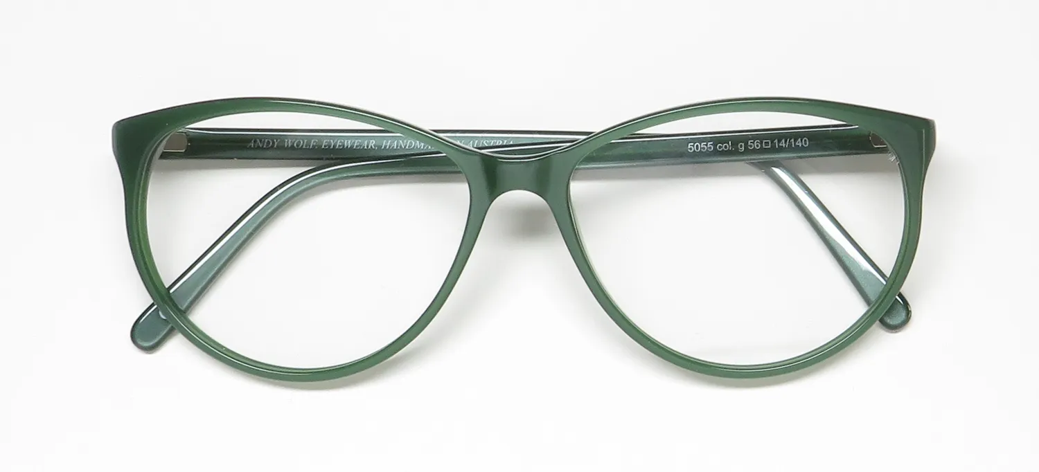 Andy Wolf 5055 g Eyeglasses Green 56mm 2