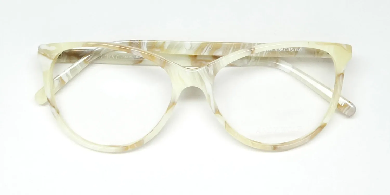 Andy Wolf 5023 s Eyeglasses Ivory 55mm 2