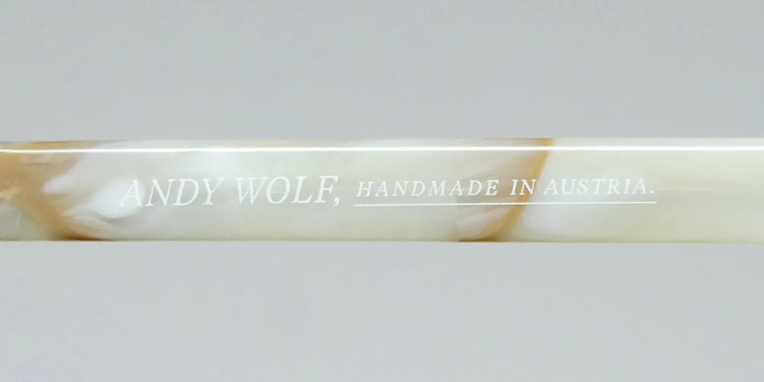 Andy Wolf 5023 s Eyeglasses Ivory 55mm 7
