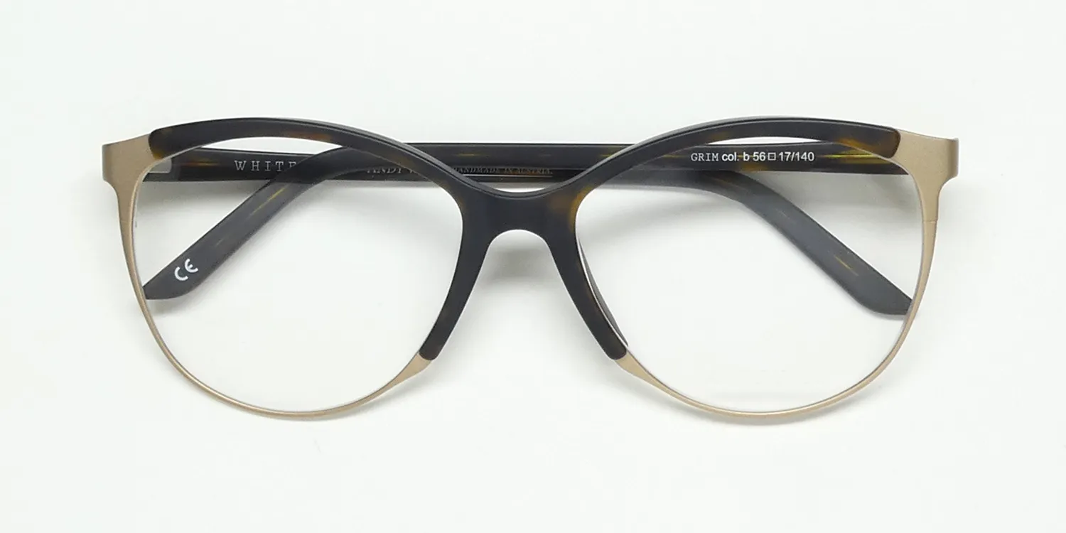Andy Wolf Grim b Eyeglasses Matte Tortoise 56mm 2