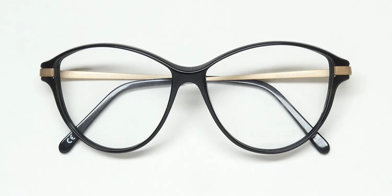 Andy Wolf 5069 a Eyeglasses Black 56mm 2
