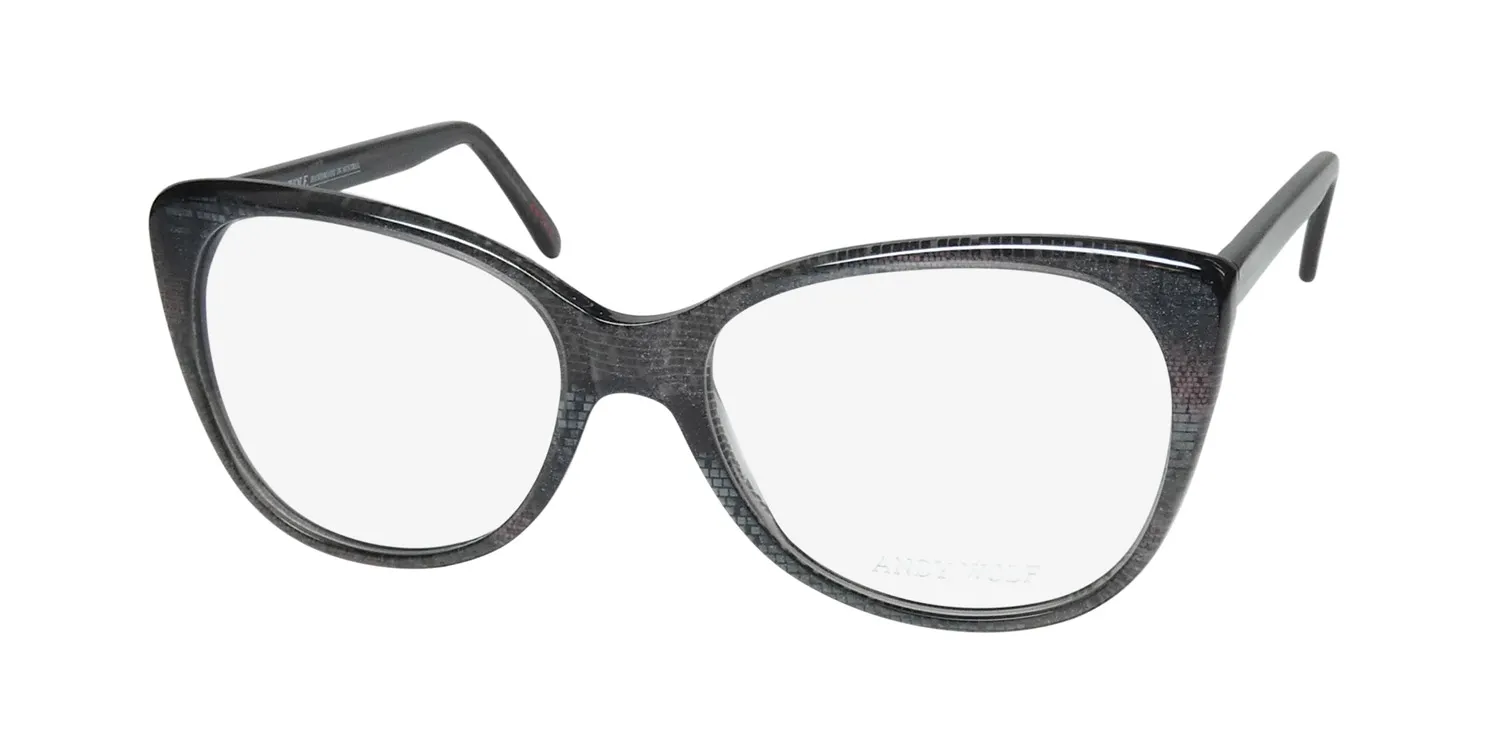 Andy Wolf 5071 d Eyeglasses Gray Glitter 55mm
