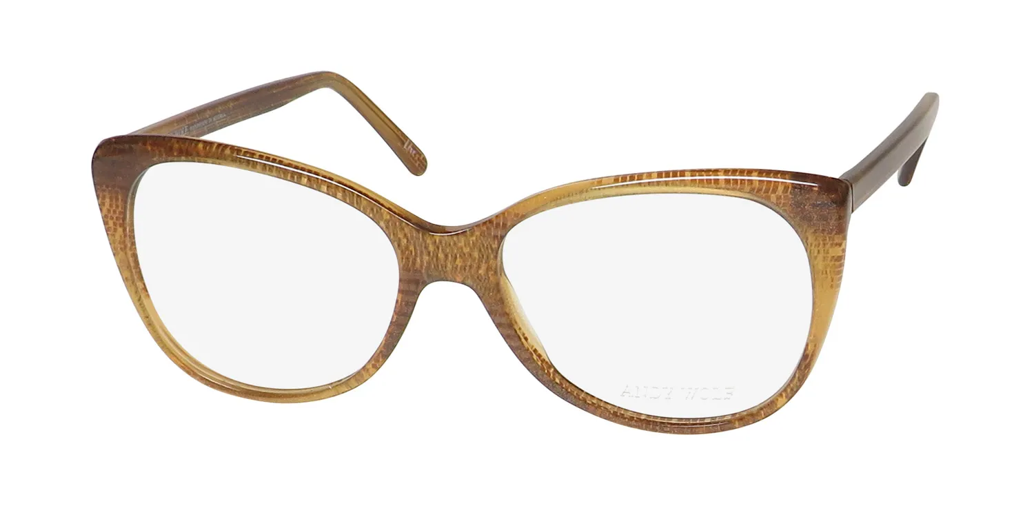 Andy Wolf 5071 e Eyeglasses Brown Glitter 55mm