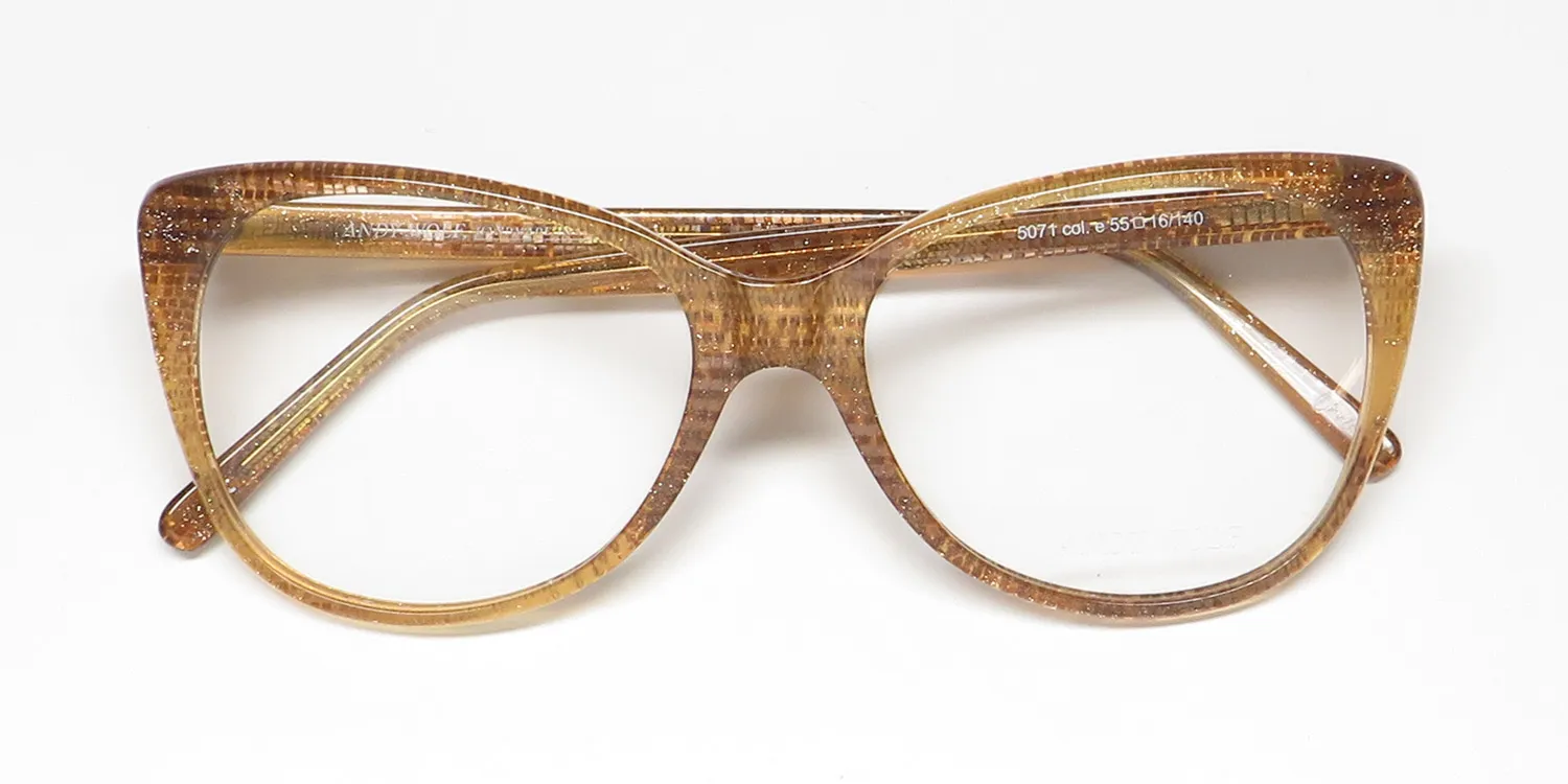 Andy Wolf 5071 e Eyeglasses Brown Glitter 55mm 2