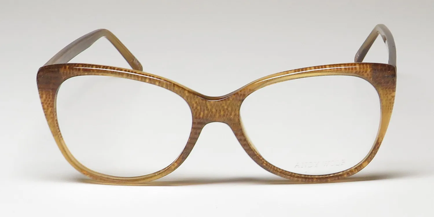 Andy Wolf 5071 e Eyeglasses Brown Glitter 55mm 3