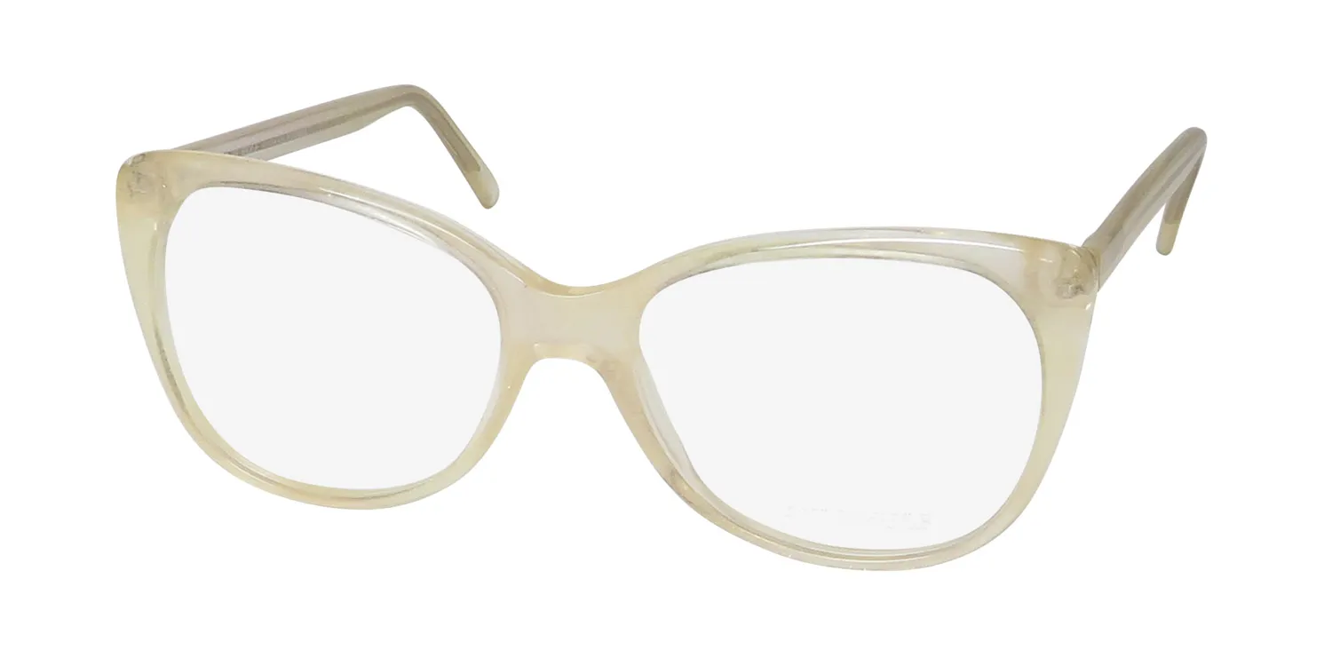 Andy Wolf 5071 f Eyeglasses Ivory Glitter 55mm