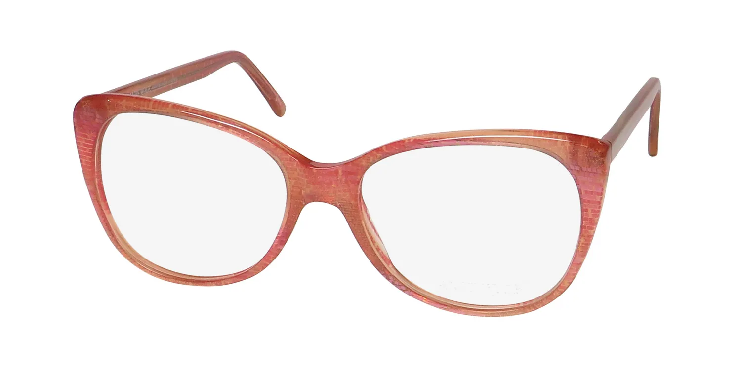 Andy Wolf 5071 g Eyeglasses Peach Glitter 55mm