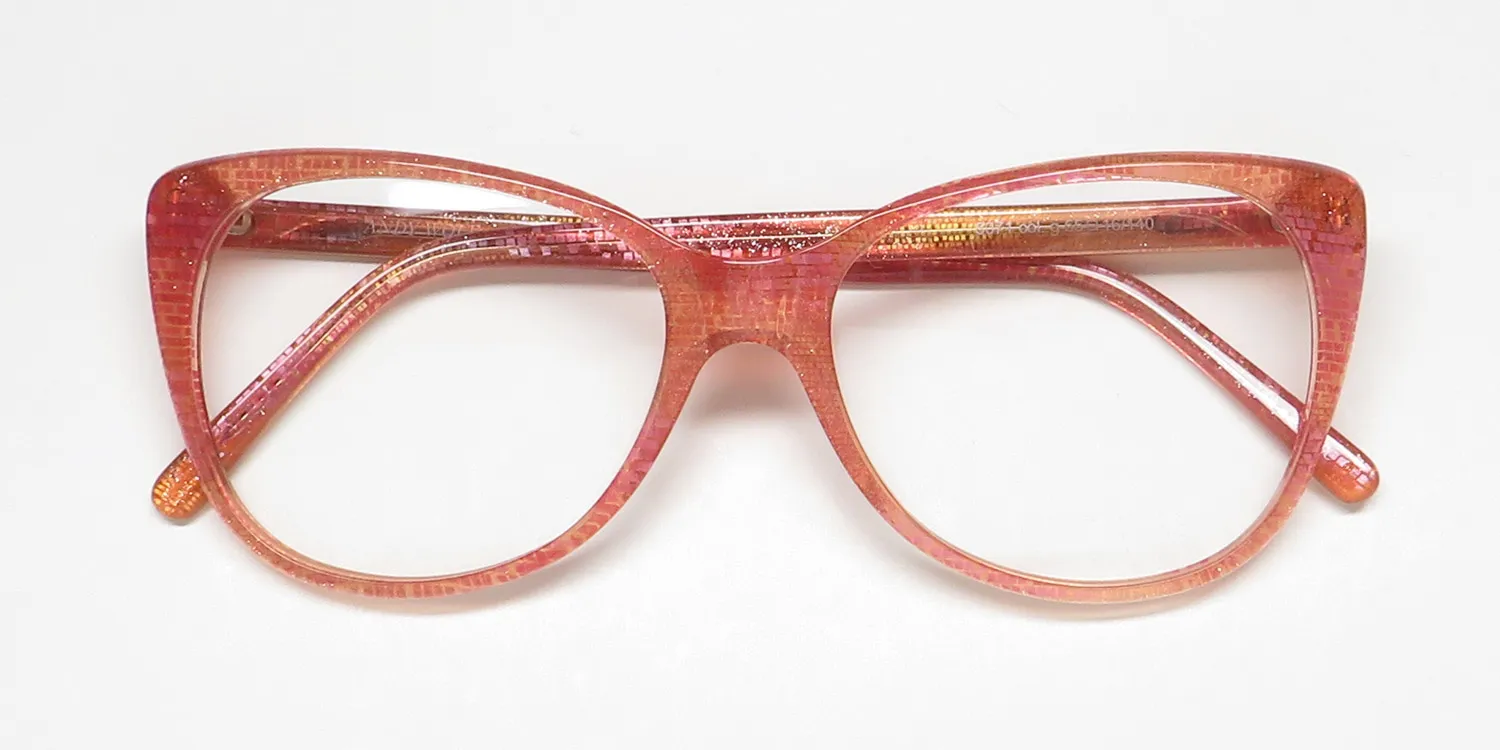 Andy Wolf 5071 g Eyeglasses Peach Glitter 55mm 2