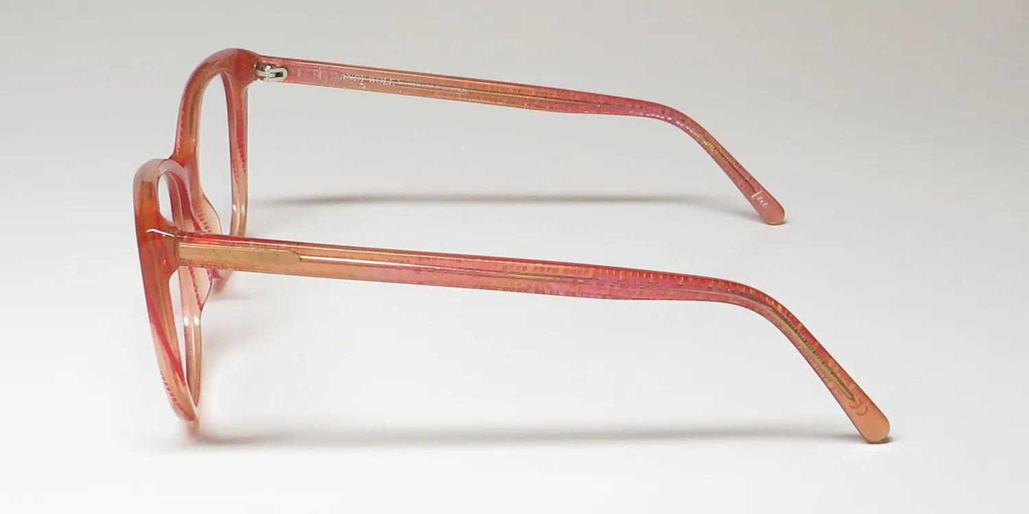 Andy Wolf 5071 g Eyeglasses Peach Glitter 55mm 4
