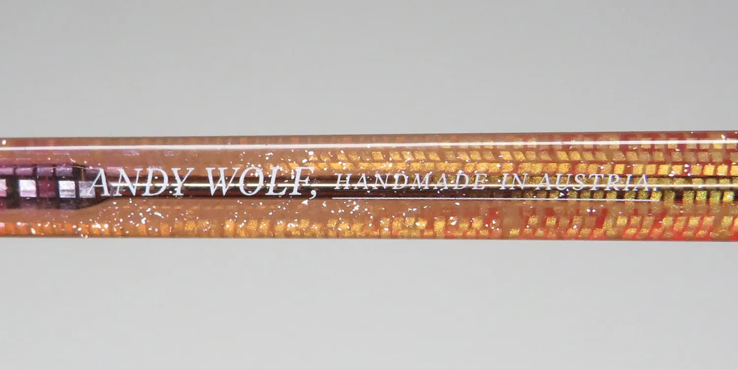 Andy Wolf 5071 g Eyeglasses Peach Glitter 55mm 7