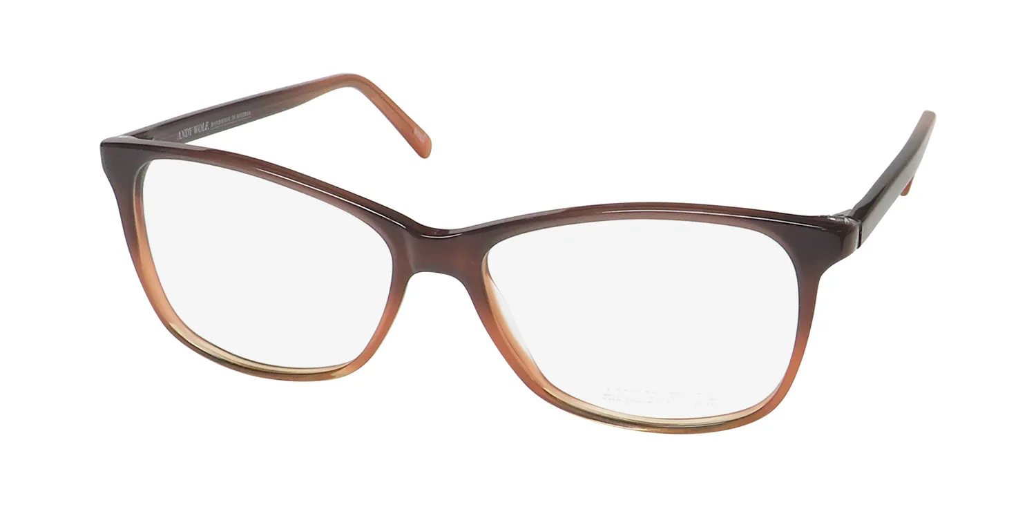 Andy Wolf 5072 e Eyeglasses Brown 55mm Unisex