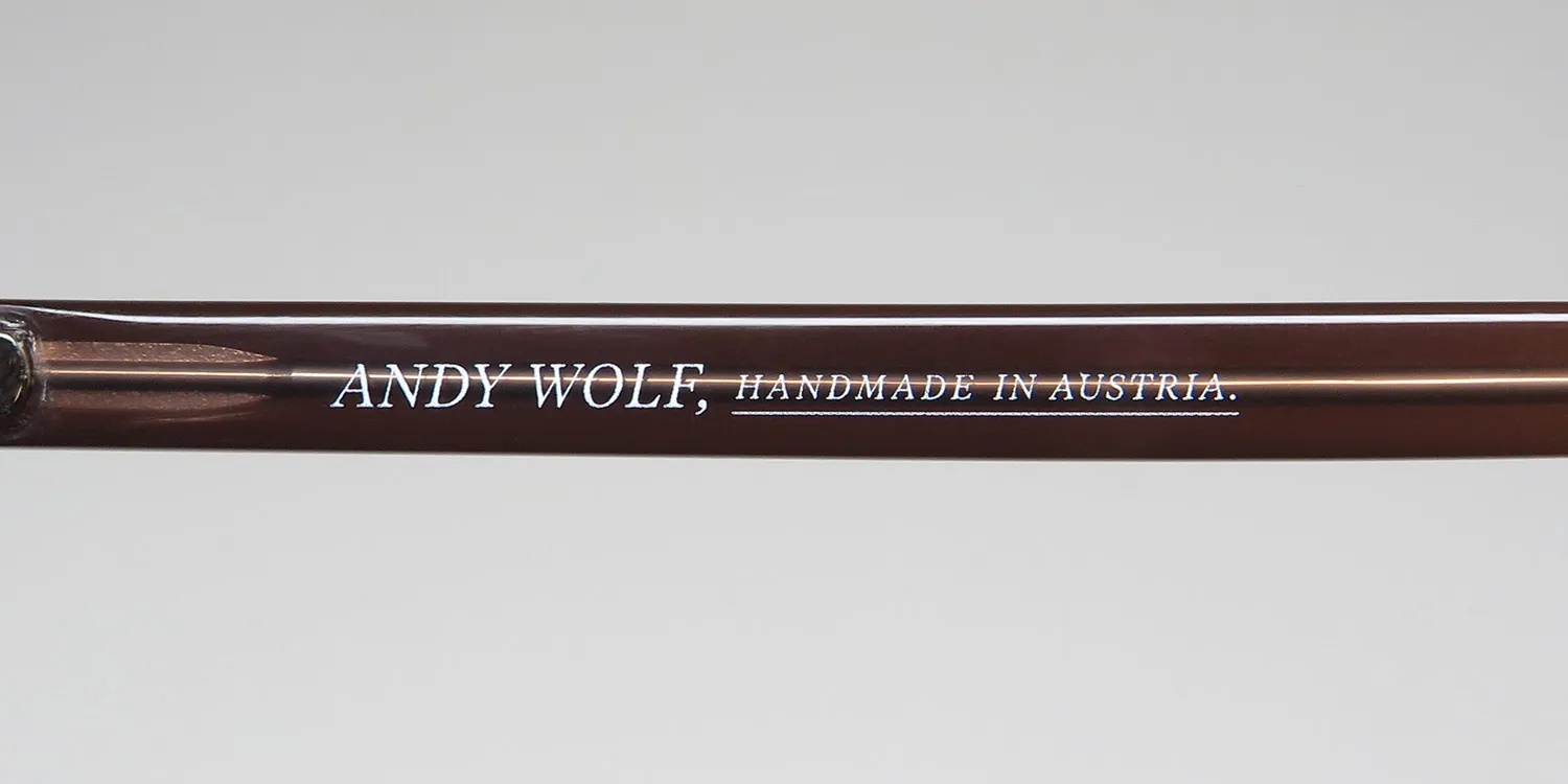 Andy Wolf 5072 e Eyeglasses Brown 55mm Unisex 7