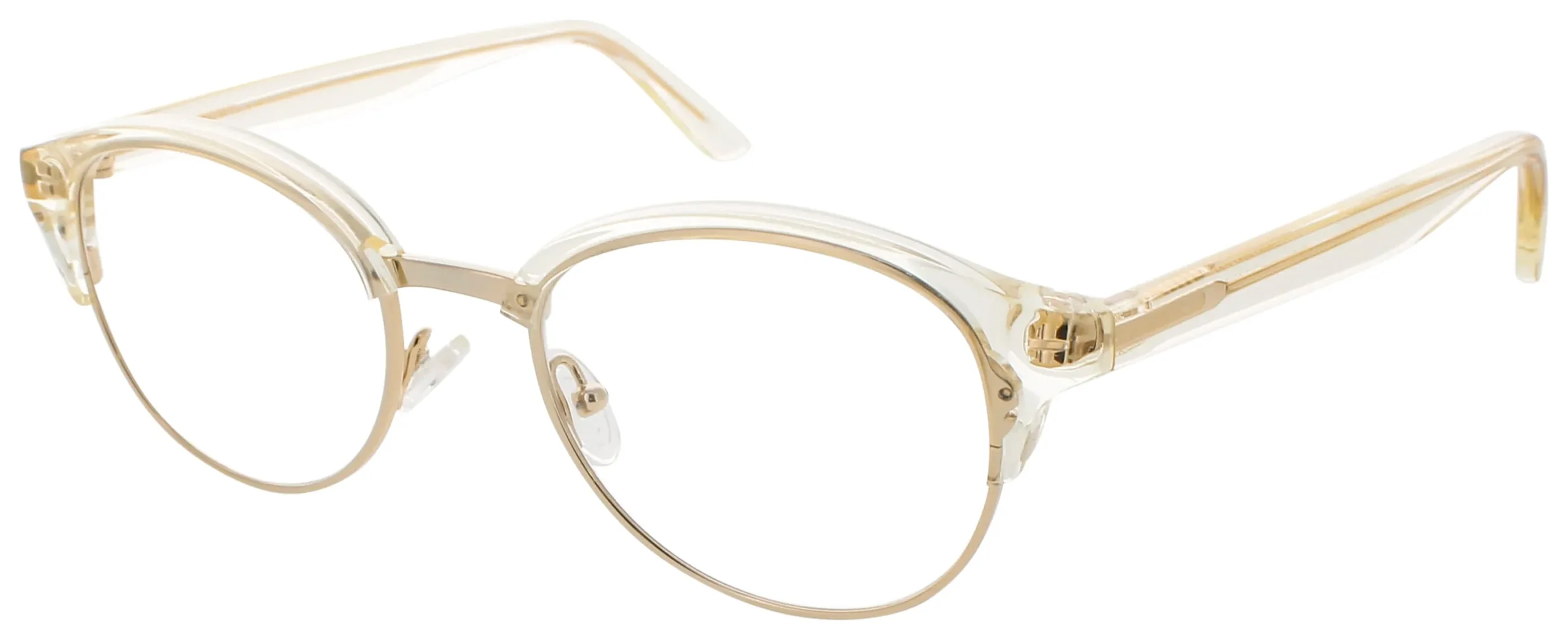 Andy Wolf 4543 C Eyeglasses Crystal Yellow 48mm Unisex