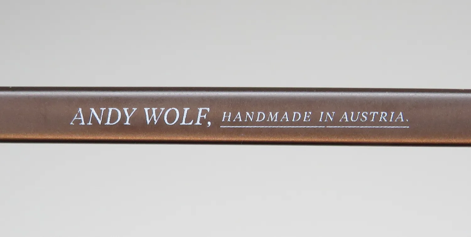 Andy Wolf 5055 h Eyeglasses Brown Wood Print 56mm 7