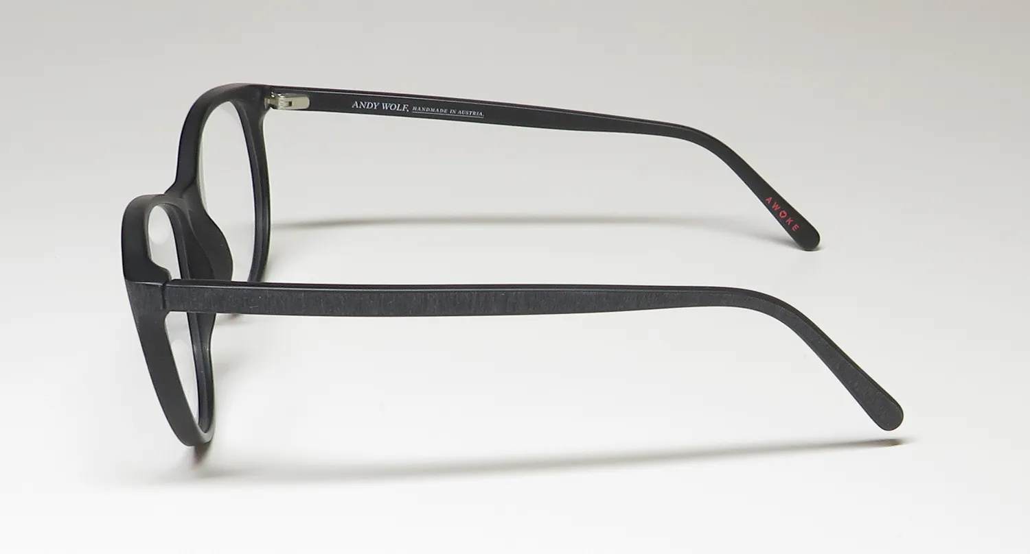 Andy Wolf 5055 j Eyeglasses Grey Wood Print 56mm 4