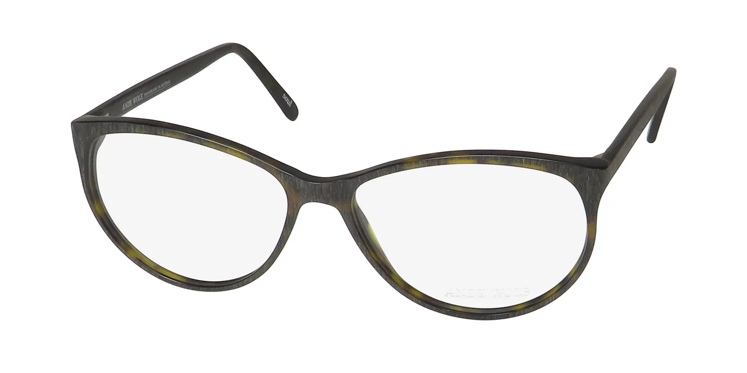 Andy Wolf 5055 k Eyeglasses Tortoise Wood Print 56mm