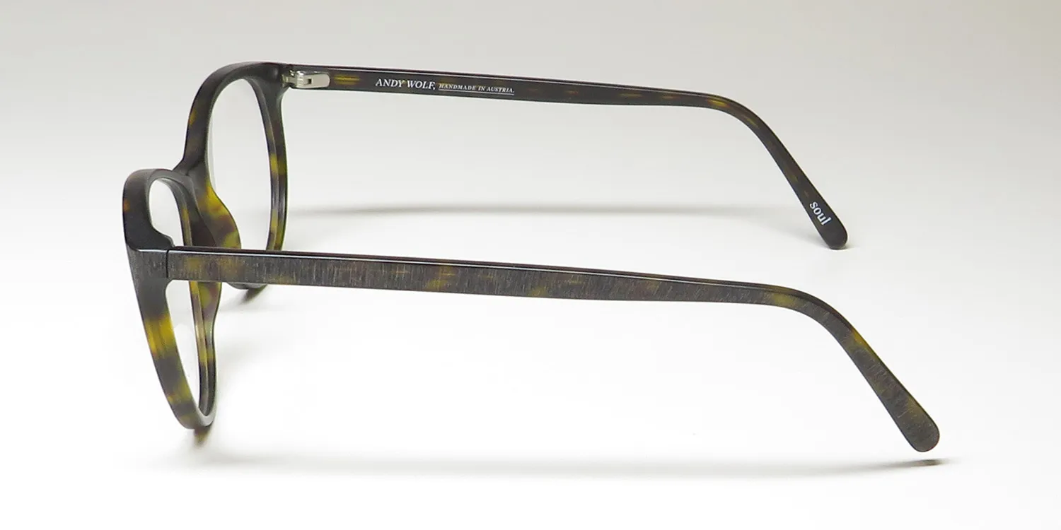 Andy Wolf 5055 k Eyeglasses Tortoise Wood Print 56mm 4