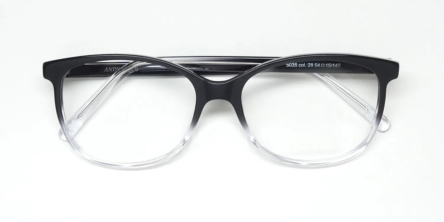 Andy Wolf 5035 28 Eyeglasses Black 54mm Unisex 2