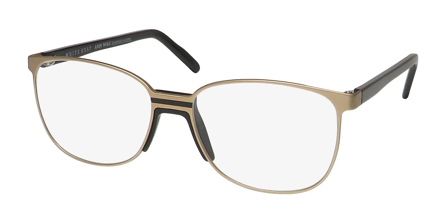 Andy Wolf Lupo a Eyeglasses Gold 52mm Unisex