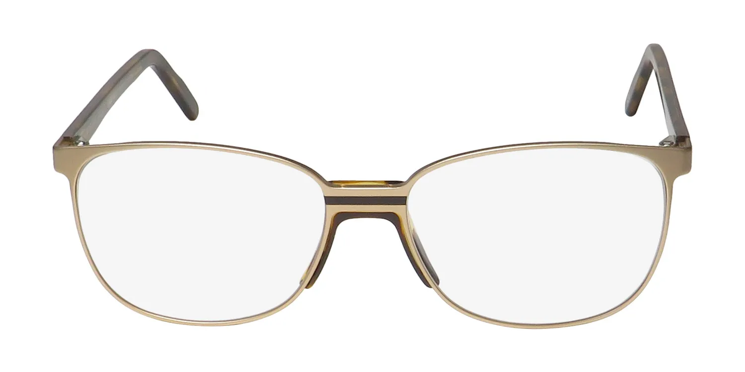Andy Wolf Lupo b Eyeglasses Gold 52mm Unisex 3