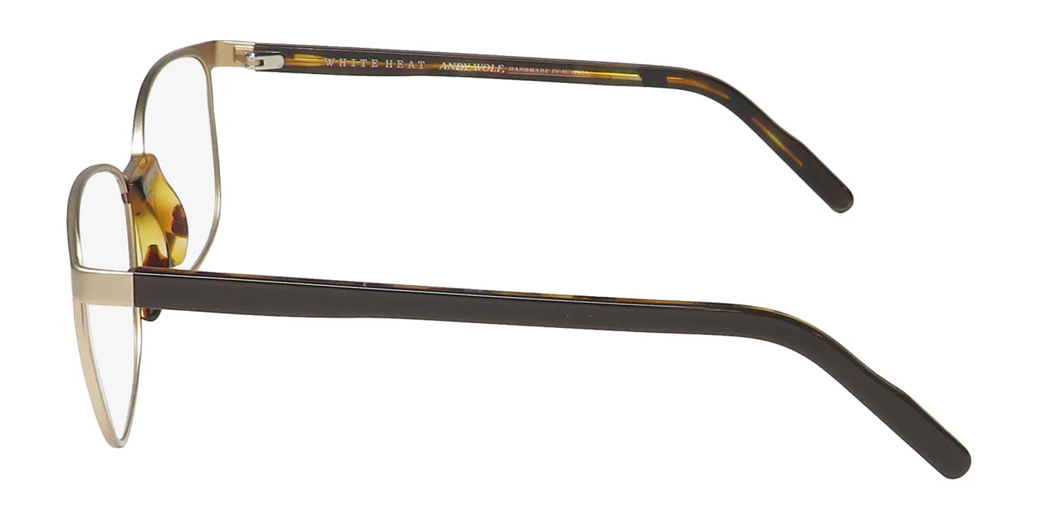 Andy Wolf Lupo b Eyeglasses Gold 52mm Unisex 4