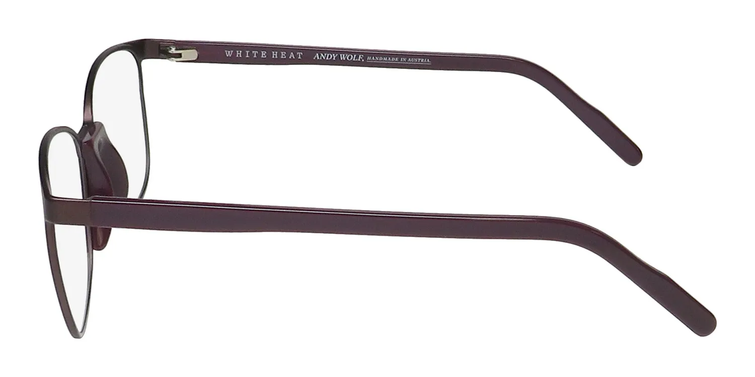 Andy Wolf Lupo c Eyeglasses Matte Brown 52mm Unisex 4