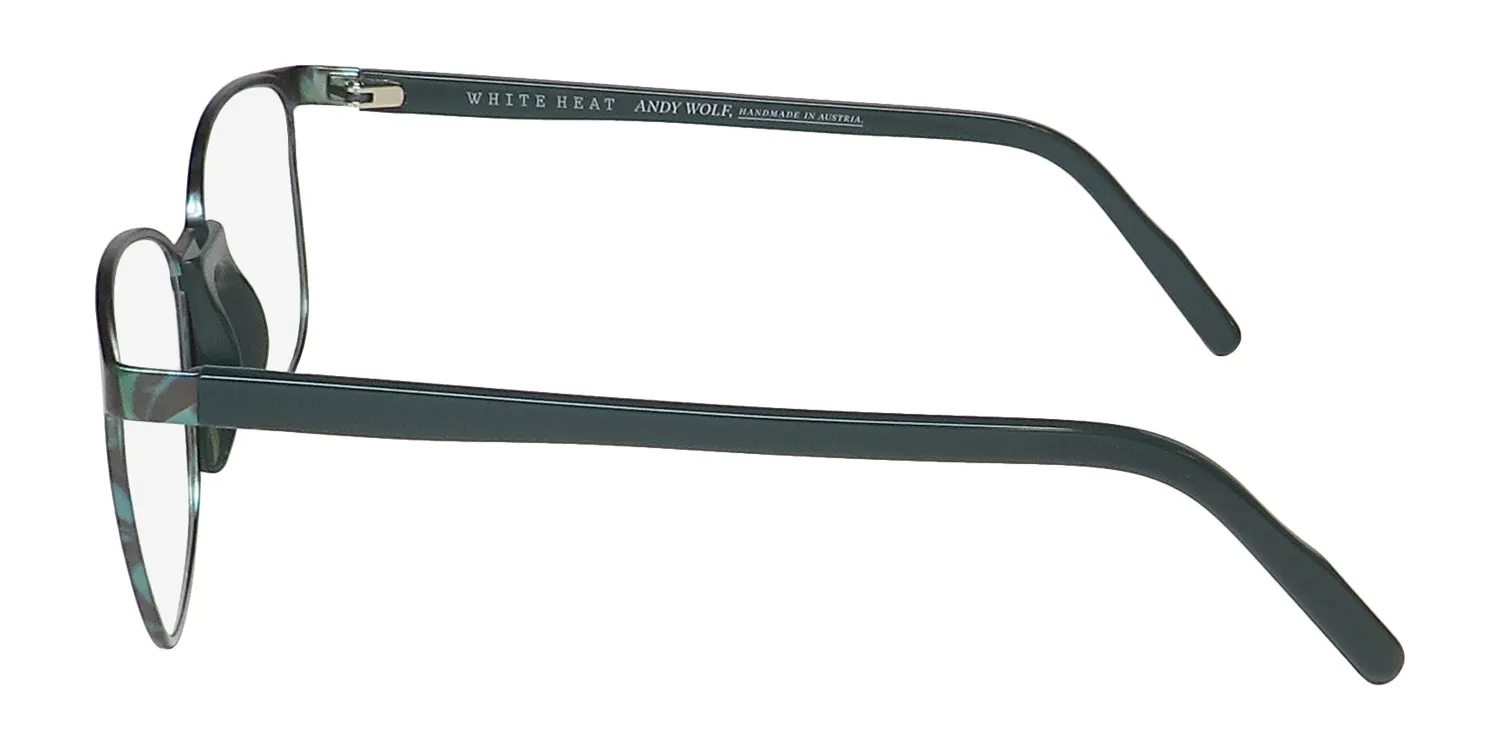 Andy Wolf Lupo f Eyeglasses Green Multicolor 52mm Unisex 4