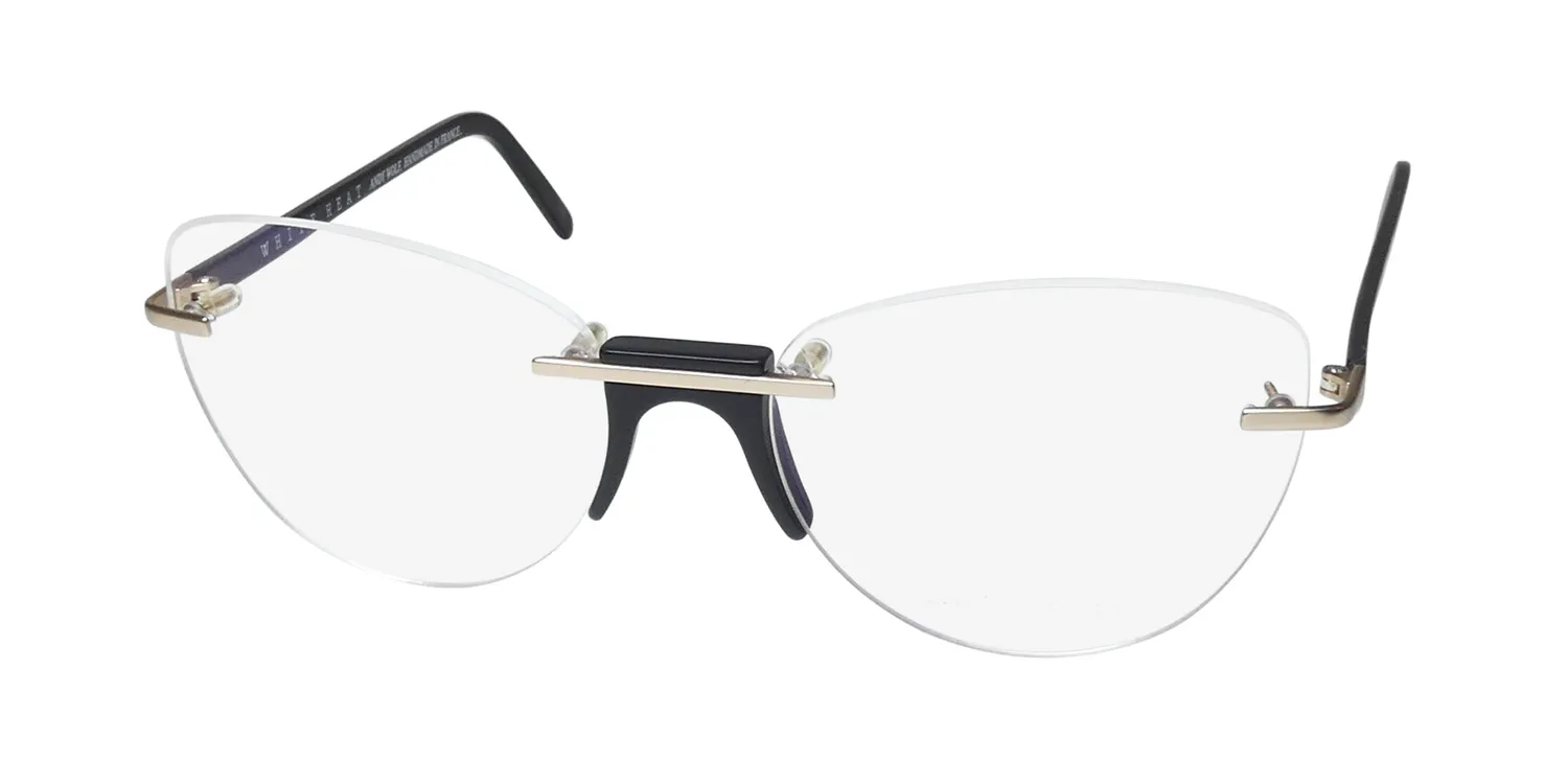Andy Wolf Davis a Eyeglasses Matte Gold 56mm