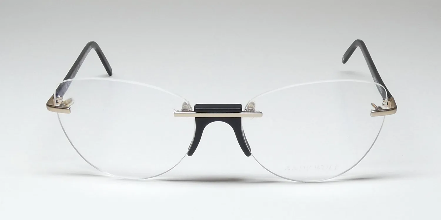 Andy Wolf Davis a Eyeglasses Matte Gold 56mm 3