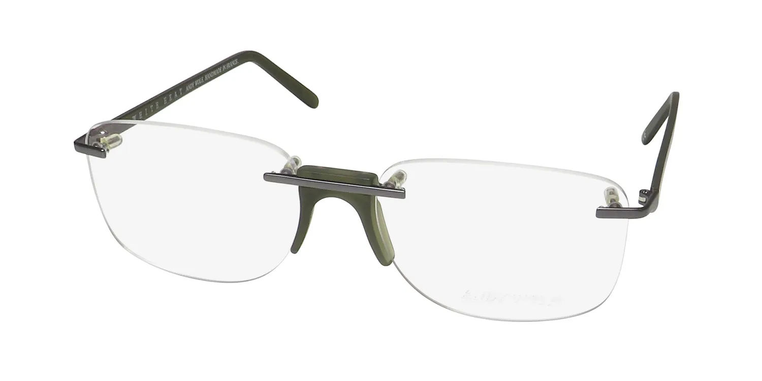 Andy Wolf FENN e Eyeglasses Matte Gunmetal 57mm