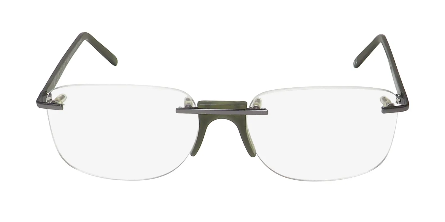 Andy Wolf FENN e Eyeglasses Matte Gunmetal 57mm 3
