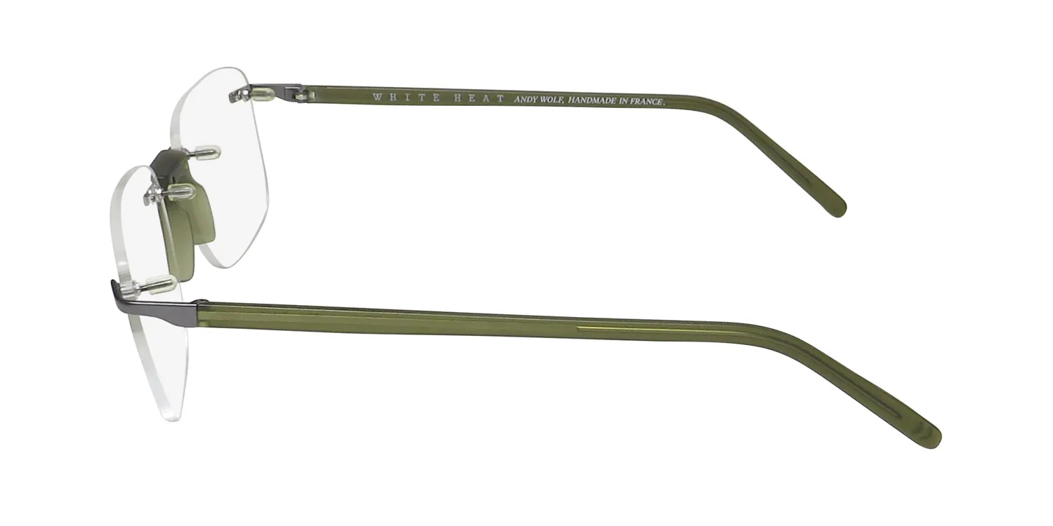 Andy Wolf FENN e Eyeglasses Matte Gunmetal 57mm 4