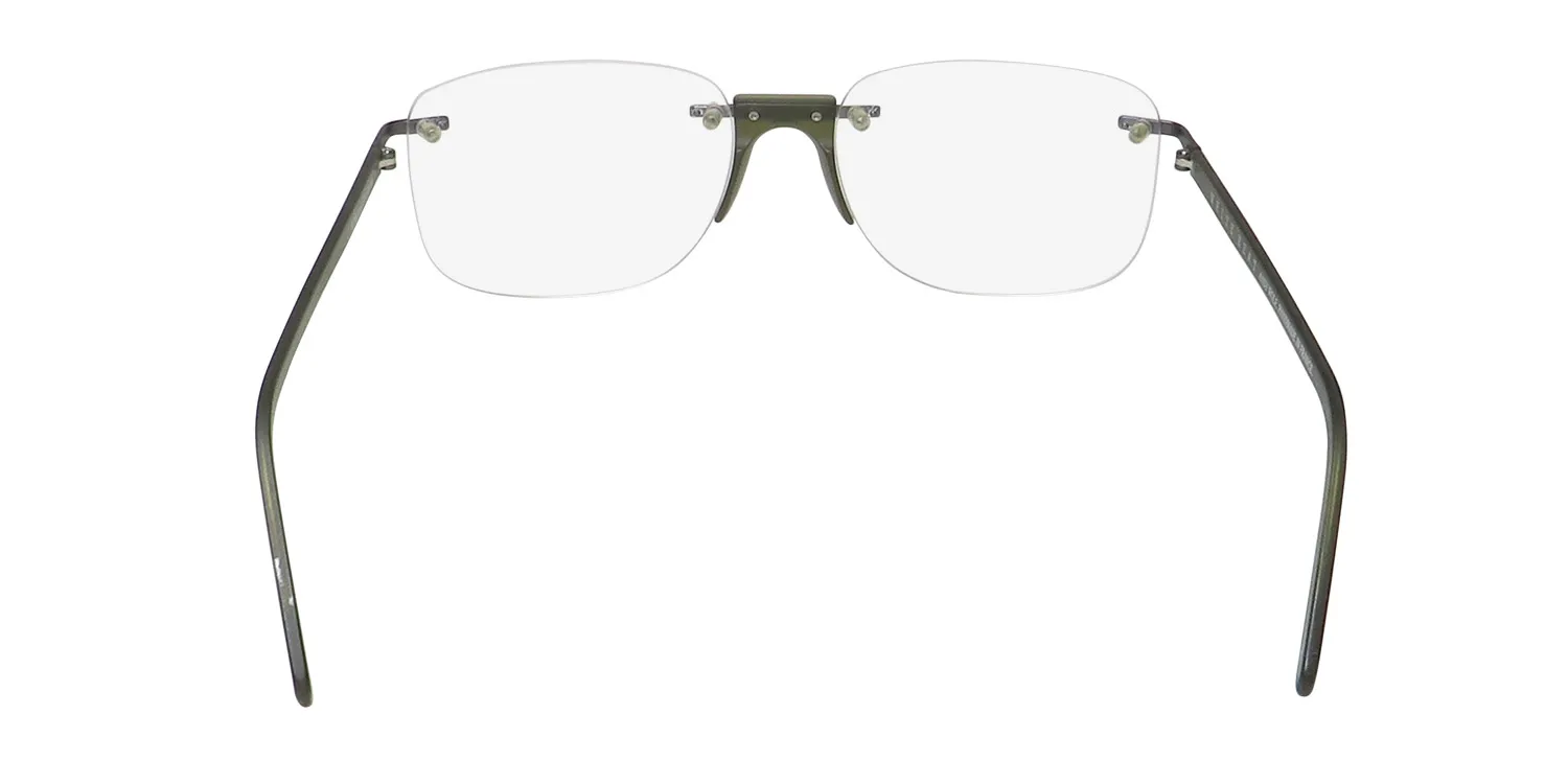 Andy Wolf FENN e Eyeglasses Matte Gunmetal 57mm 5