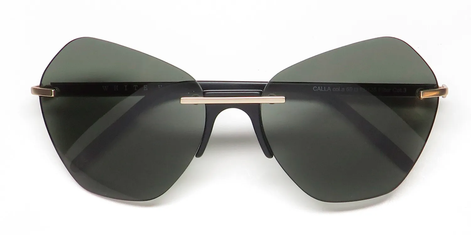 Andy Wolf CALLA a Sunglasses Matte Black 59mm 2