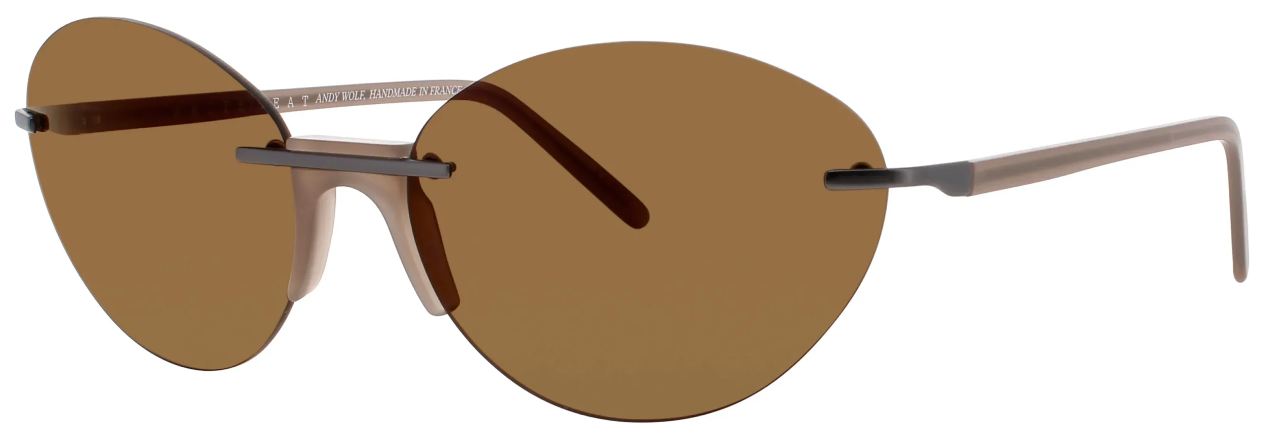 Andy Wolf ZURI D Sunglasses Brown 62mm Women