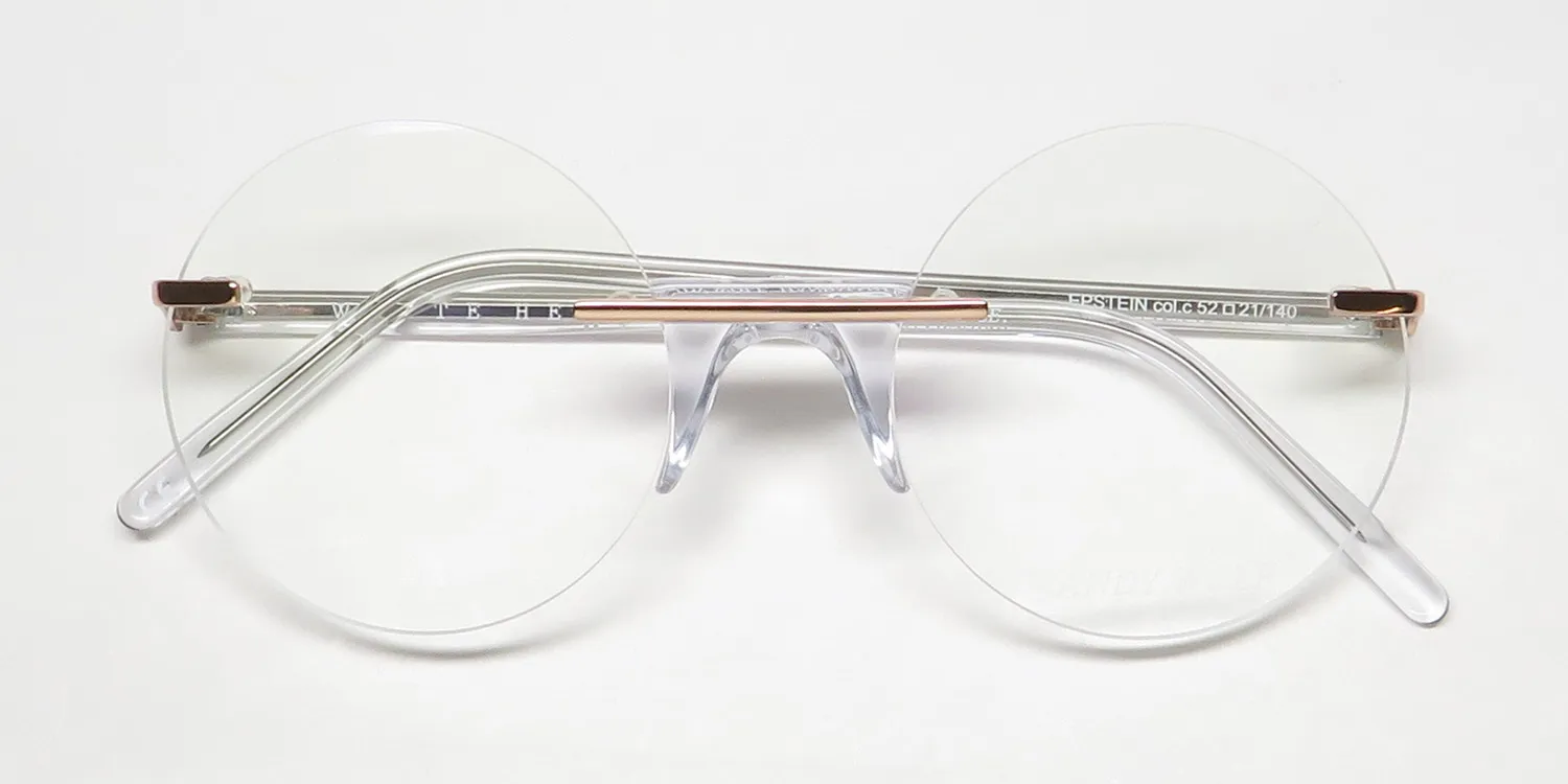 Andy Wolf Epstein c Eyeglasses Rose Gold 52mm 2