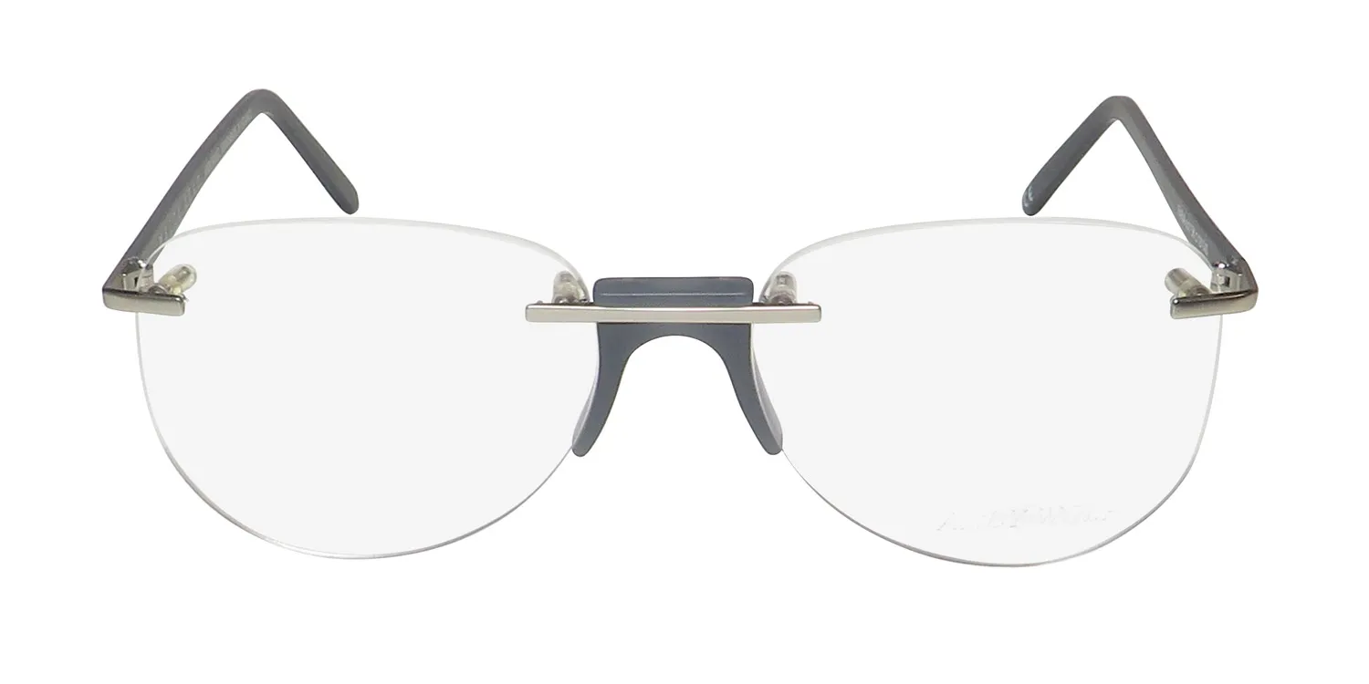 Andy Wolf FARIA f Eyeglasses Gray 56mm 3