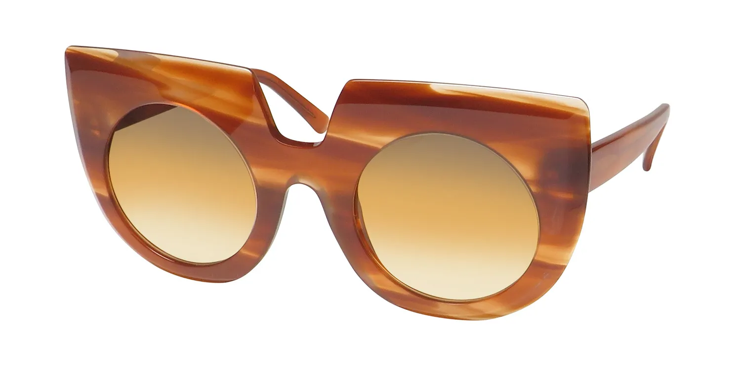 Andy Wolf DAPHNE e Sunglasses Brown 51mm